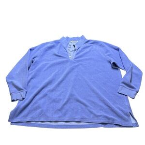 Soft Surroundings Womens Cuddle Pullover Fleece Sweater Size 3X Light Purple